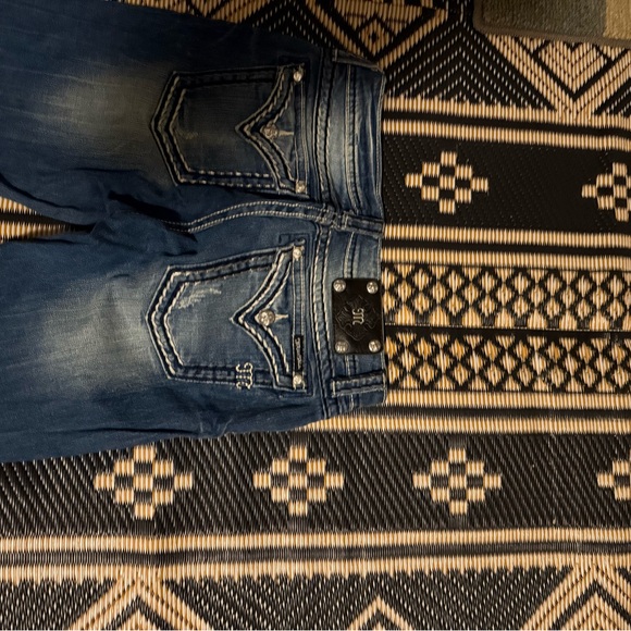 Miss me jeans size 29 inseam 35 great look and design - Picture 4 of 4